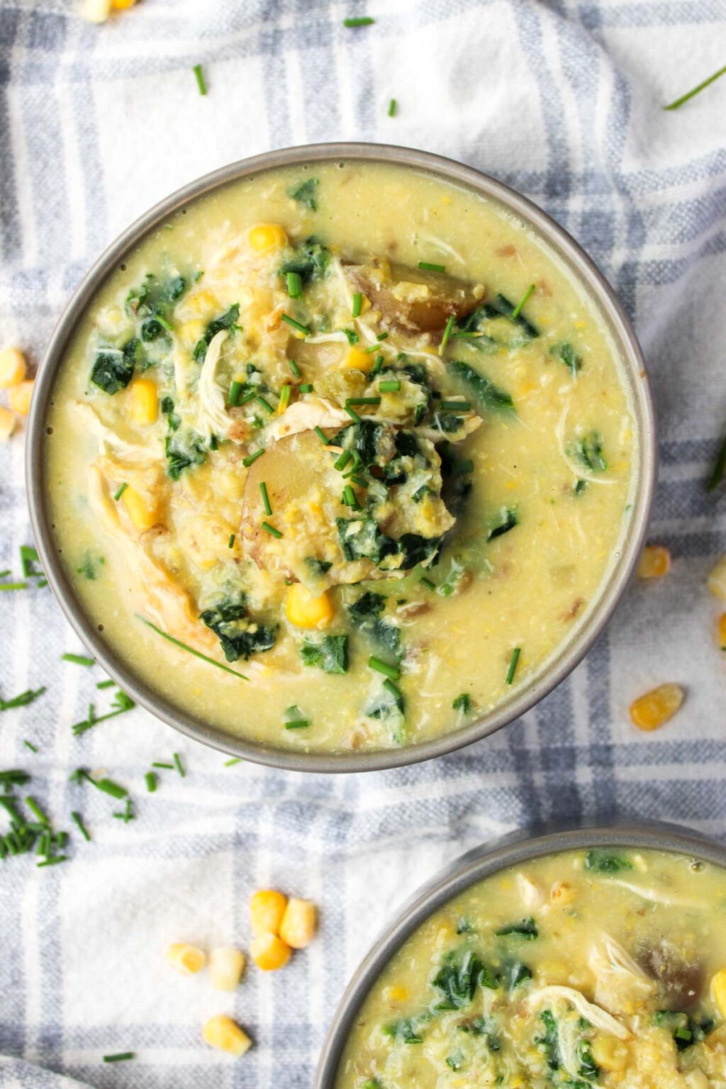 Sweet Corn & Chicken Soup Eats by April