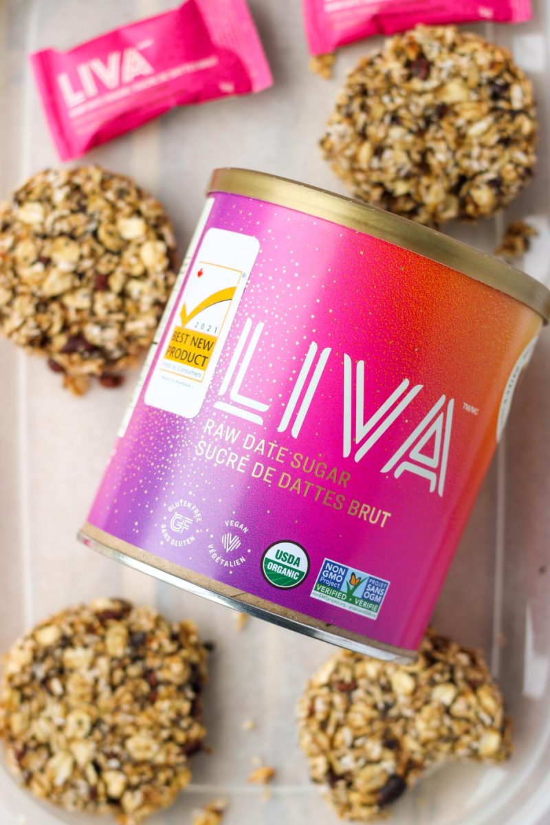 Canister of LIVA Raw Date Sugar
