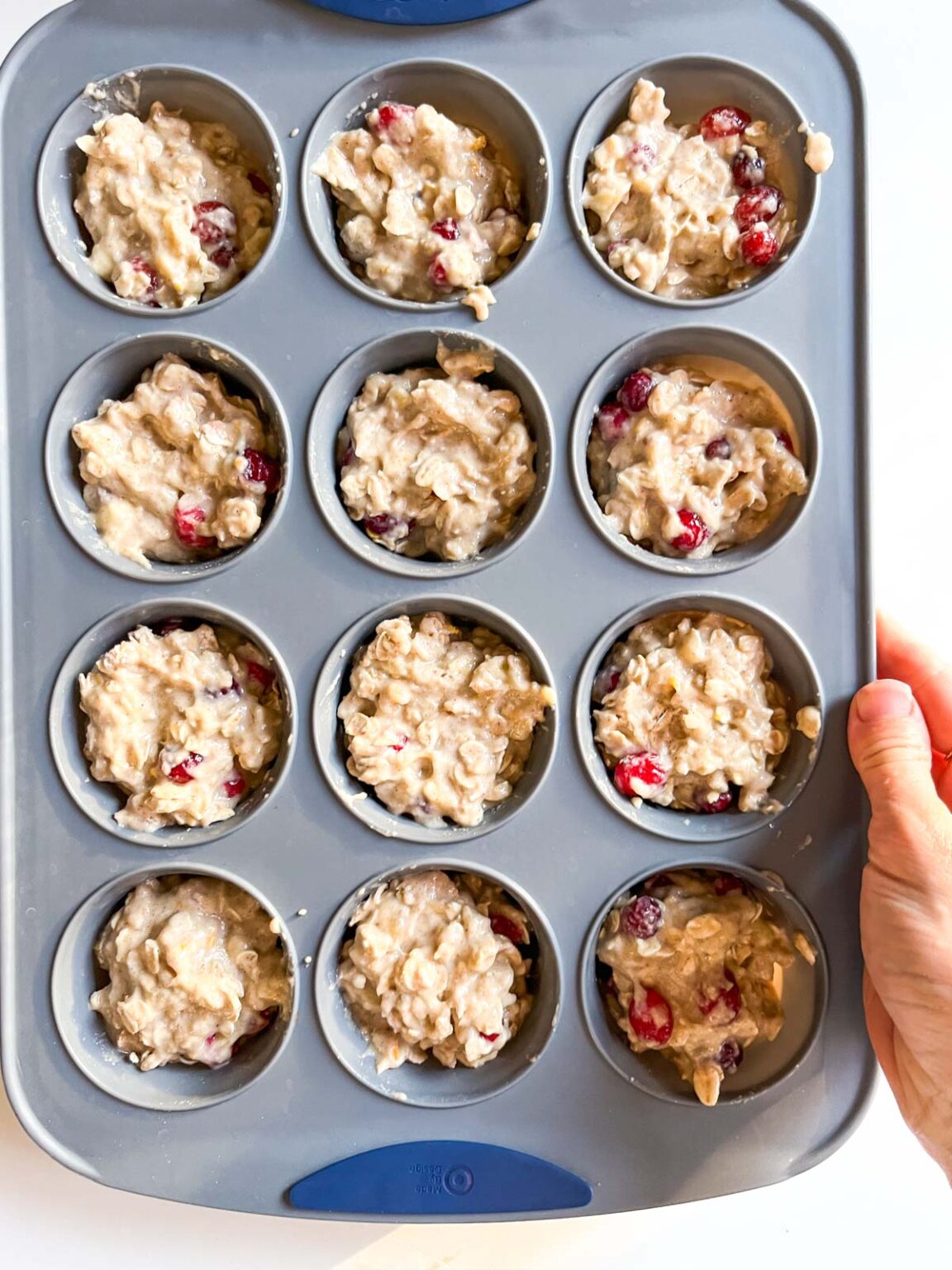 Healthy Cranberry Oatmeal Muffins Eats by April