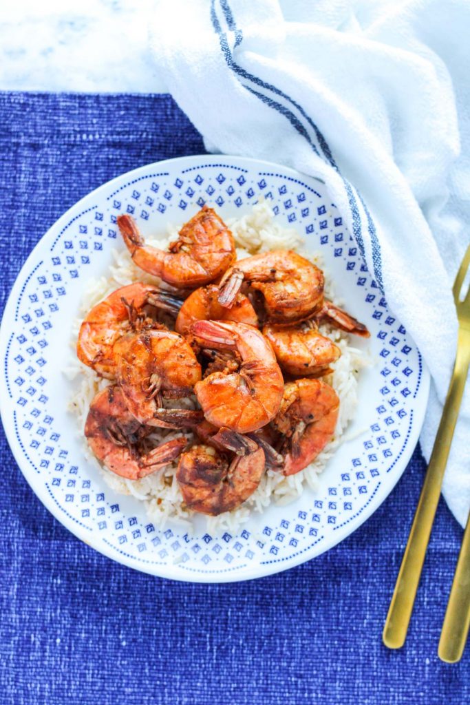 Easy Sweet and Spicy Shrimp - Eats by April