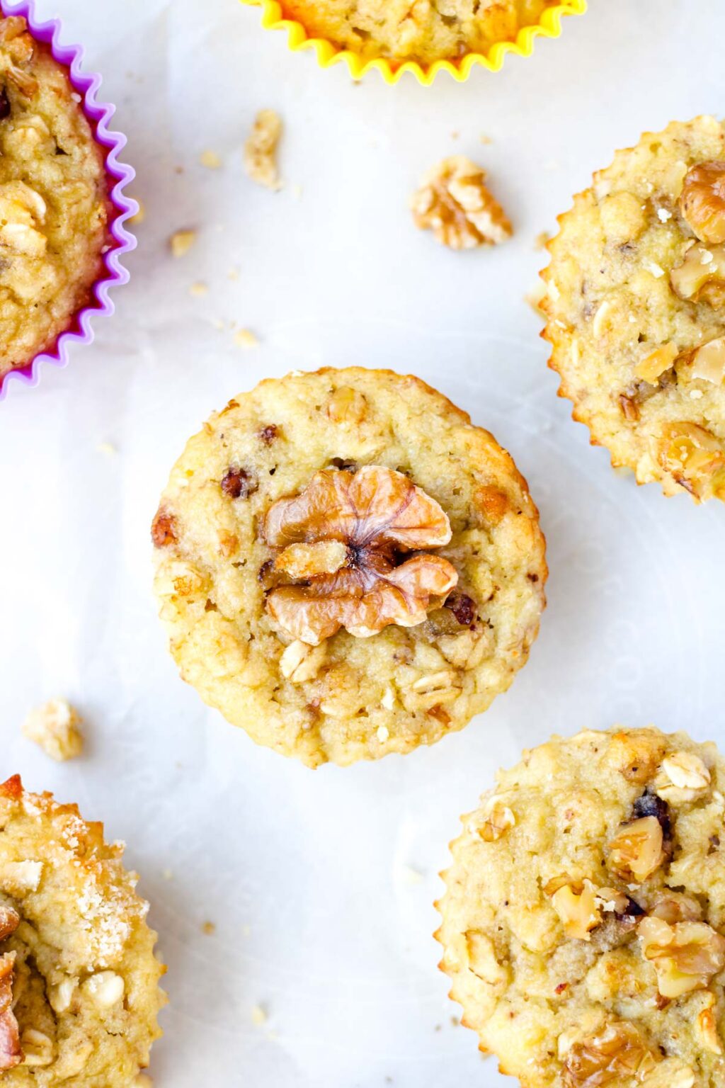 Almond Flour Banana Muffins with Oats (Healthy Recipe) Eats by April