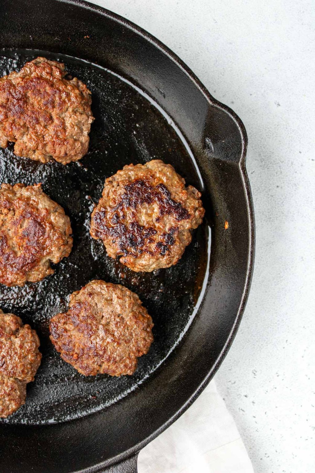 The BEST Cast Iron Skillet Burgers (EASY RECIPE) Eats by April