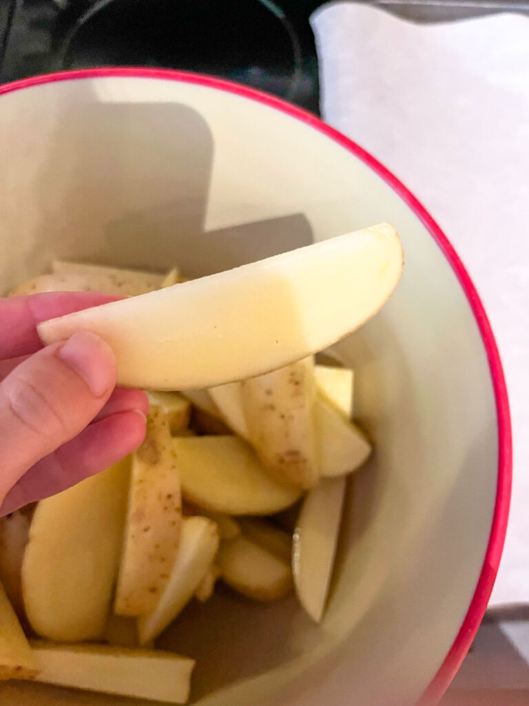 Oven Roasted Yellow Potatoes with Lemon Greek Yogurt Sauce Eats by April