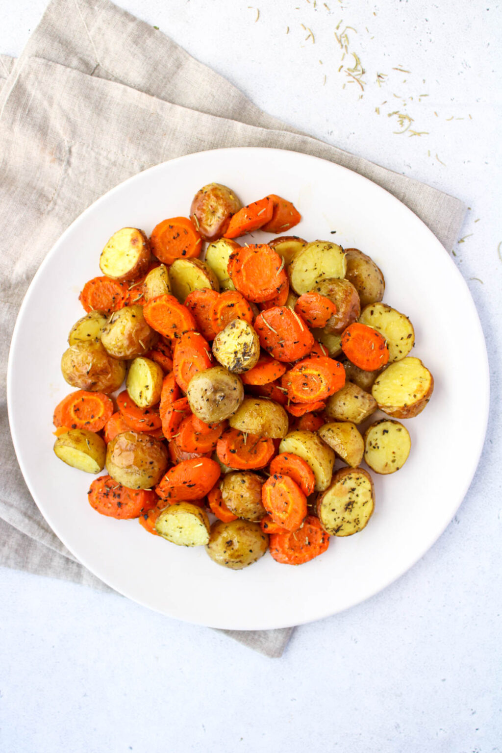 Roasted Potatoes and Carrots Recipe {one pan!} Eats by April