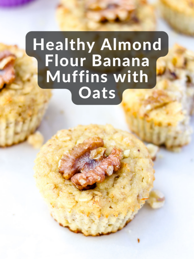Healthy Almond Flour Banana Muffins Eats by April