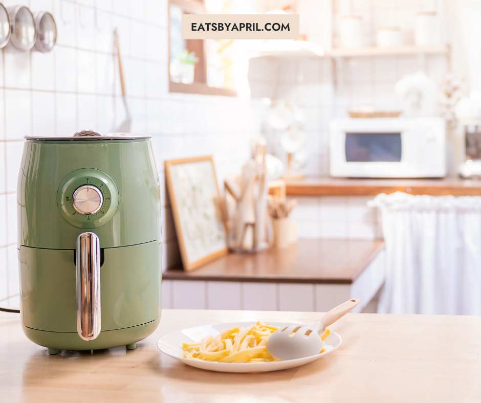 green retro air fryer.